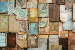 Artistic Collage Textures Background Wallpaper Product Image 1