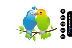 Love Bird Clipart Product Image 1