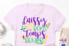Laissez les bons temps - Mardi Gras SVG EPS DXF PNG Product Image 3