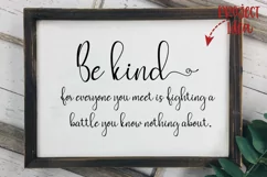 Be Kind Everyone You Meet is Fighting a Battle svg, be kind Product Image 2