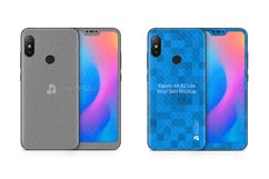 Xiaomi Mi A2 Lite Redmi 6 Pro Vinyl Skin Design Mockup 2018 Product Image 2