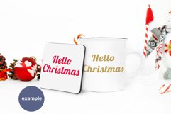 Christmas Camping Mug & Coaster Mockup, Holiday mockup Product Image 2