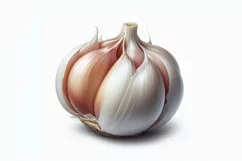 Garlic Fresh Vegetable Transparent background Product Image 2