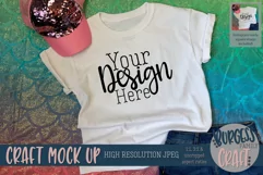 Mermaid shirt Craft mock up | High Resolution JPEG Product Image 1