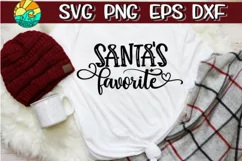 Santa's Favorite - SVG PNG EPS DXF Product Image 1