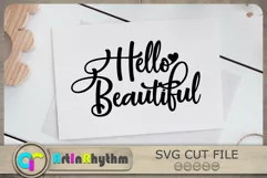 Hello Beautiful Svg, Makeup Svg, Beauty Svg Product Image 3