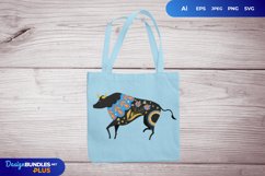 Cow Folk Art SVG Product Image 3
