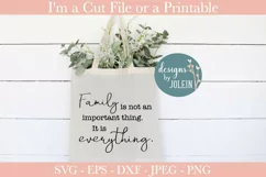 Family is everything SVG, DXF, PNG Product Image 2
