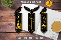 3d Fantasy Bookmark Bundle | Fairy Tale Bookmarks SVG Product Image 8