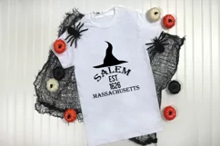 Salem Massachusetts SVG Cut File - Halloween SVG File Product Image 6