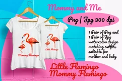 Mommy and me| Flamingo sublimation PNG Product Image 2