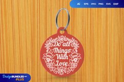 Do All Things with Love SVG Product Image 3