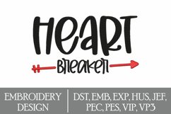 Valentine's Day Machine Embroidery Design Product Image 1