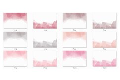 Watercolor borders Frame clipart Invitation decor Product Image 2