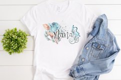 Nana PNG Design, Floral Sublimation Product Image 4