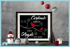 Cardinals Appear When Angels Are Near Christmas Quote Product Image 3