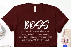 Boss Definition - Women Empowerment EPS SVG DXF PNG Product Image 3