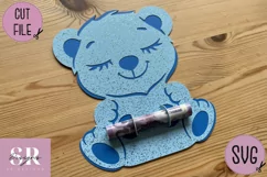 Teddy birthday Money card | Paper cutting | Money card SVG Product Image 6