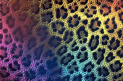 Rainbow Leopard Print Background Wallpaper Product Image 1