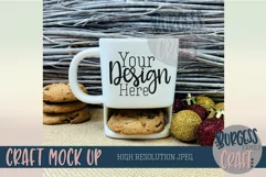 Christmas cookie mug Craft mock up |High Res JPEG Product Image 1
