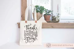 Thanks For Helping Us Grow SVG | Teacher SVG | End Of School Product Image 2