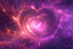 Galaxy Heart Background Wallpaper Product Image 1