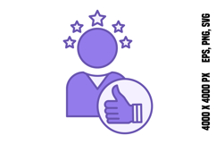 Colored Credibility Icon Product Image 1