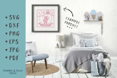 Square Elephant- SVG DXF PNG EPS JPG PDF Cutting File Product Image 3