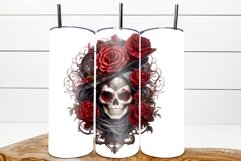 3d halloween tumbler wrap bundle / gothic illustrations PNG Product Image 3