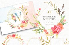 English Garden Watercolor and Glitter Bundle Product Image 9