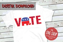 Vote Republican Elephant | Kids Election Tshirt SVG Product Image 1