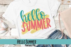 Hello Summer Sublimation PNG Product Image 1