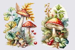 Mushrooms sublimation, Autumn bundle clipart, Sublimation Product Image 6