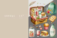 Picnic clipart, Party clipart, Holiday sublimation Product Image 3