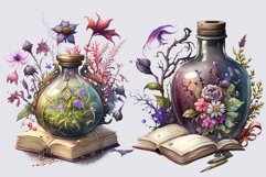 Spell book clipart, Halloween clipart, Fantasy clipart Product Image 5