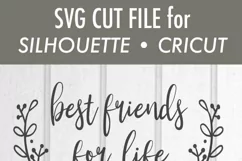 Best Friends For Life - Husband & Wife - Wedding SVG Product Image 3