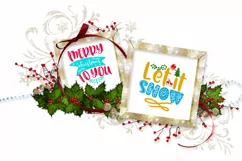 Christmas Quotes Overlays I Holiday Quotes Overlays Product Image 2