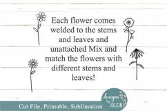 Wildflowers Design - SVG, Sublimation, Printable Product Image 3
