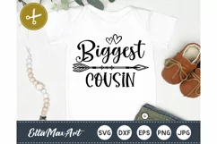 Biggest Cousin SVG, Cousin SVG, Cousin Crew Svg, Cousin SVG Product Image 1
