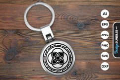 Esoteric Pattern Keychain Product Image 1