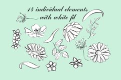 Floral Line Art Product Image 6