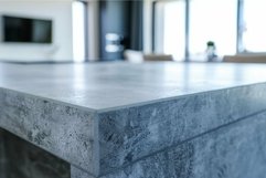 Modern kitchen counter in stylish interior Product Image 1