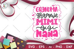Mom-Grandma mim nana svg Product Image 1