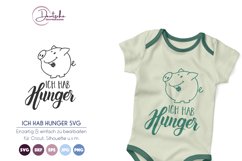 Schwein SVG | Ich hab Hunger Product Image 1