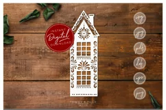 Gingerbread House - SVG EPS DXF PNG PDF JPG Product Image 4