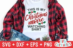Christmas SVG | Christmas Movie Watching Shirt Product Image 1