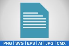 Vector Document Icon Product Image 1