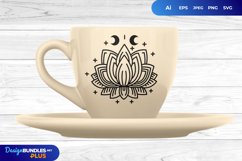 Magical Lotus Flower SVG Product Image 3