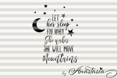 Let Her Sleep Cut Ready SVG Product Image 1