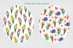 Watercolor folk easter Product Image 3